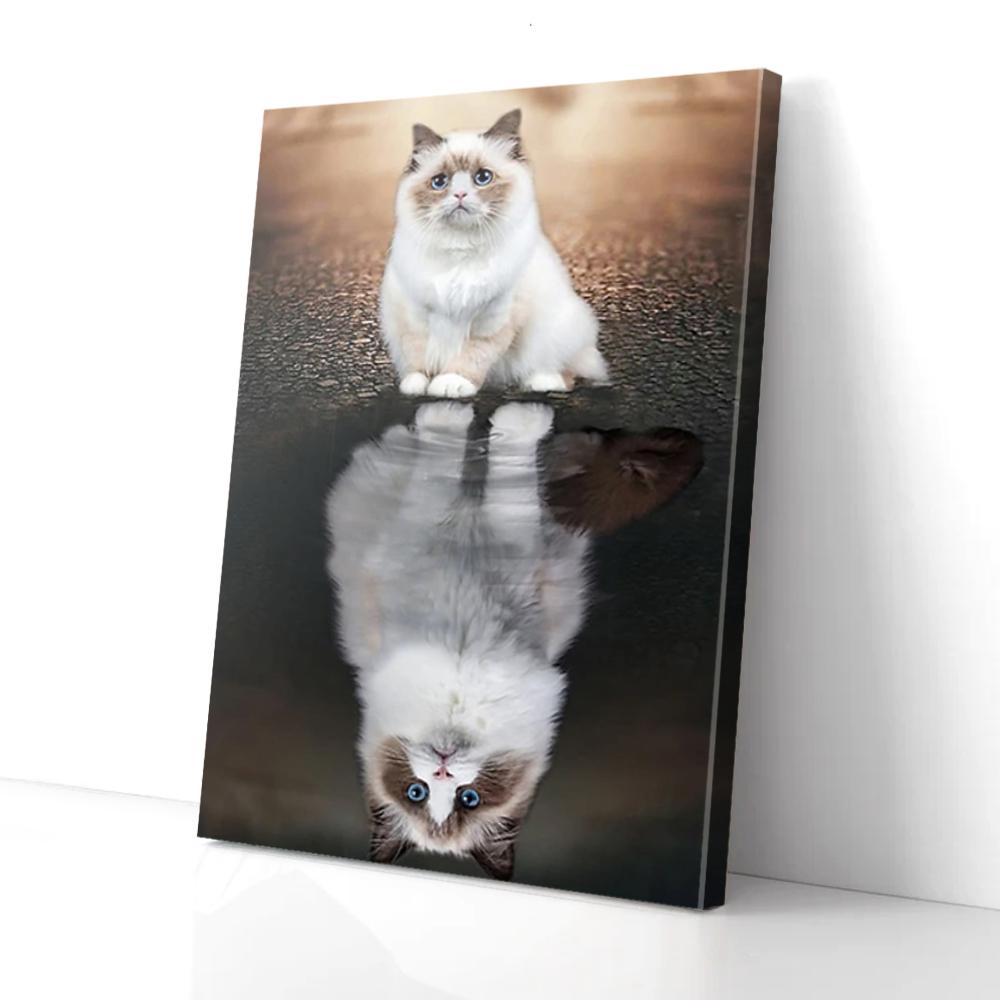 Ragdoll Cat Believe In Yourself Canvas Prints Wall Art Decor Teehall