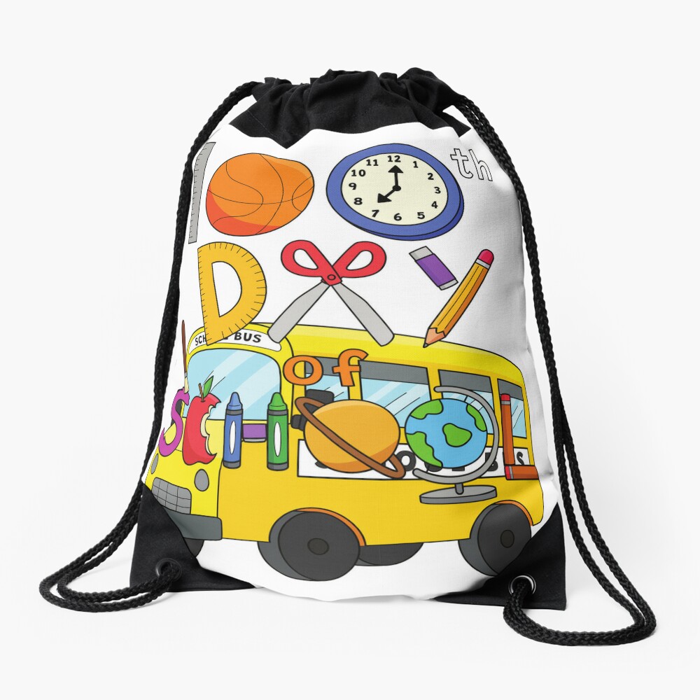 100Th Day Of School Funny Drawstring Bag DSB029 Teehall
